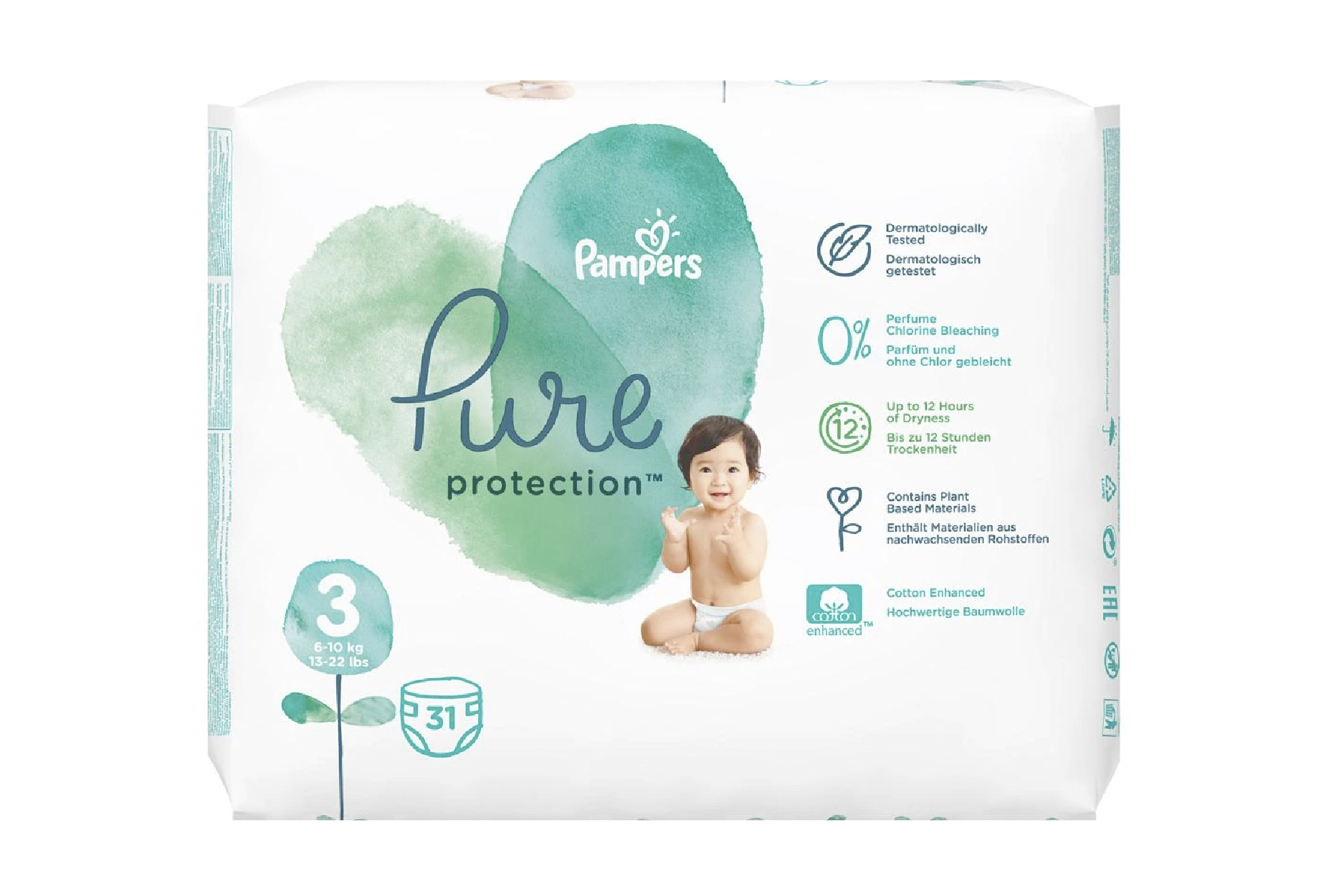 image of Pampers Pure Protection Diaper