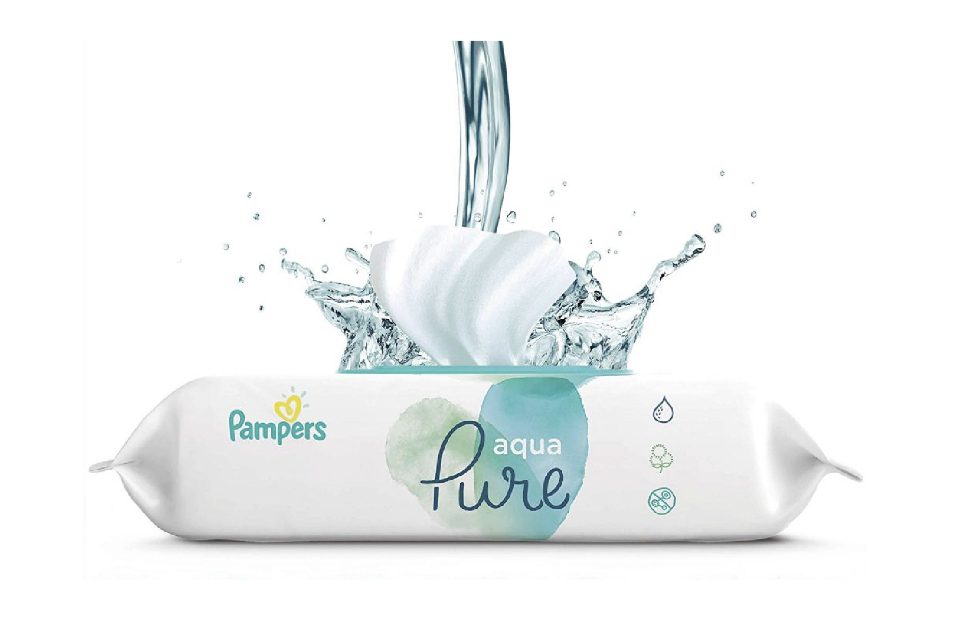 image of Pampers Aqua Pure Wipes